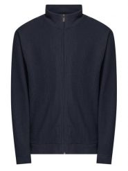BOSS Bluza Structure 50559332 Granatowy Regular Fit. Niebieskie bluzy Boss, m, bez wzorów, z bawełny, bez kaptura. Za 449.99 zł.