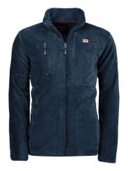 ANAPURNA Kurtka polarowa "Utah" w kolorze granatowym rozmiar: M. Niebieskie kurtki ANAPURNA, m, bez wzorów, z polaru, bez kaptura. Za 113.99 zł.