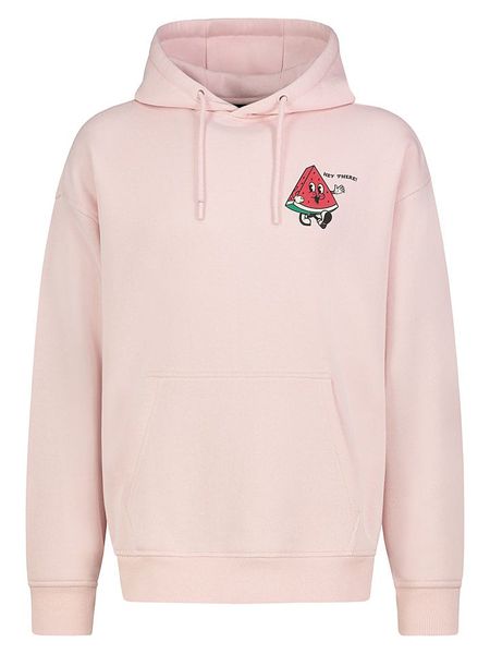 Authentic Style Bluza w kolorze jasnoróżowym rozmiar: XS. Różowe bluzy Authentic Style, xs, bez wzorów, z kapturem. Za 91.56 zł.