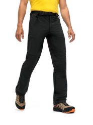 Maier Sports Spodnie trekkingowe "Halitit" w kolorze czarnym rozmiar: 54. Czarne spodnie treningowe długie Maier Sports, bez wzorów, z materiału. Za 322.14 zł.