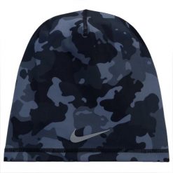 Czapka dla dorosłych Peak Dri-FIT Uncuffed Beanie. Szare czapki zimowe Nike, bez wzorów, z elastanu. Za 149.99 zł.