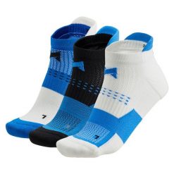 Skarpety do tenisówek fitness - Uniseks - Multi niebieski - 3 pary. Niebieskie skarpety Xtreme, bez wzorów, z elastanu. W wyprzedaży za 121.30 zł.