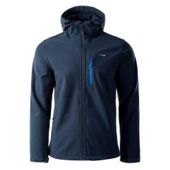 Męska Kurtka Soft Shell Iver. Niebieskie kurtki ELBRUS, m, bez wzorów, z softshellu, bez kaptura. Za 244.99 zł.