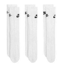 Zestaw Skarpet Unisex Dla Dorosłych Essentials Everyday (zestaw 3 Sztuk). Białe skarpety Nike, bez wzorów. Za 132.99 zł.