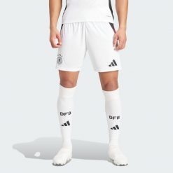 Szorty Germany 24 Home. Białe szorty Adidas, xl, bez wzorów, z materiału, sportowe. W wyprzedaży za 176.90 zł.