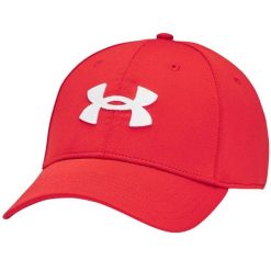 Czapka Z Daszkiem Blitzing. Czerwone czapki z daszkiem Under Armour, bez wzorów. Za 117.99 zł.