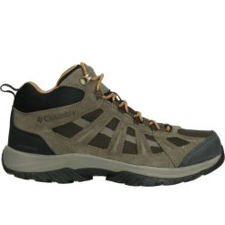 Buty trekkingowe męskie Columbia Redmond III. Brązowe trekkingi Columbia, bez wzorów, z materiału, bez zapięcia. Za 417.99 zł.