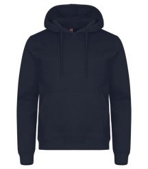 Clique Bluza z kapturem Miami z bawełny i poliestru z recyklingu – Navy. Czarne bluzy z kapturem CLIQUE, l, bez wzorów, z bawełny, z kapturem. Za 166.38 zł.