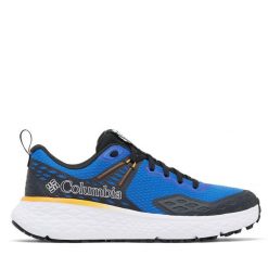 Trekkingi Columbia. Niebieskie buty trekkingowe Columbia, bez wzorów, bez zapięcia. Za 339.99 zł.