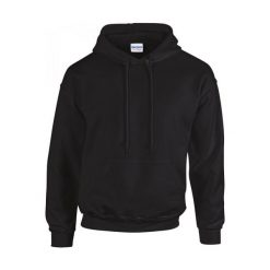 Bluza z kapturem Gildan Heavy Blend ®. Czarne bluzy z kapturem GILDAN, s, bez wzorów, z bawełny, z kapturem. Za 82.40 zł.
