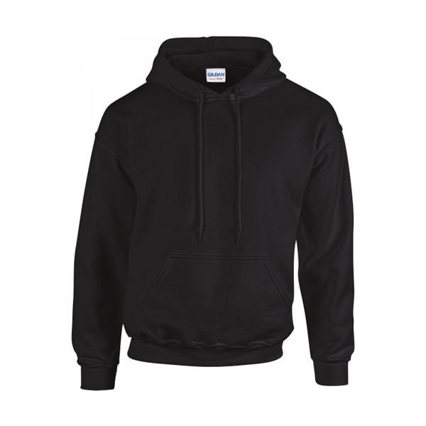 Bluza z kapturem Gildan Heavy Blend ®. Czarne bluzy z kapturem GILDAN, m, bez wzorów, z bawełny, z kapturem. Za 81.30 zł.