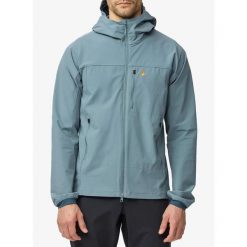 Kurtka softshell męska Fjallraven Bergtagen Stretch Jacket. Niebieskie kurtki Fjällräven, m, bez wzorów, z softshellu, bez kaptura. Za 1,132.99 zł.