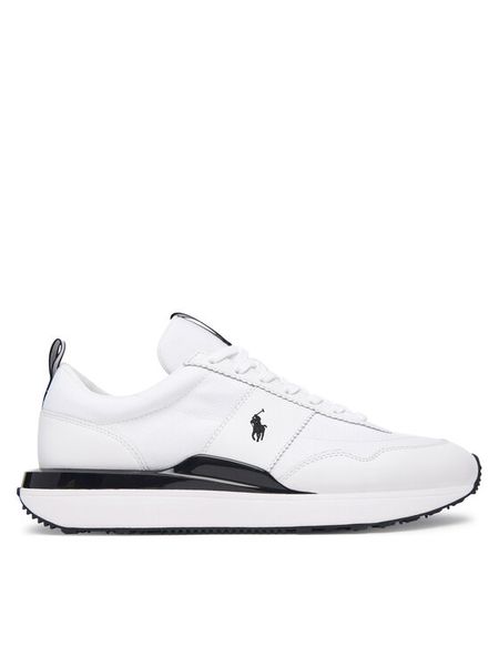 Polo Ralph Lauren Sneakersy 809P01639001 Biały. Białe buty sportowe casual Polo Ralph Lauren, bez wzorów, z materiału, bez zapięcia. Za 659.99 zł.