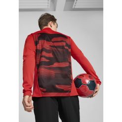 Męska bluza przedmeczowa z zamkiem 1/4 AC Milan PUMA For All Time Red Black. Czarne bluzki z długim rękawem Puma, m, bez wzorów, bez kołnierzyka, bez ramiączek. W wyprzedaży za 269.00 zł.
