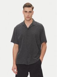 Jack&Jones Koszula Luke 12277185 Czarny Relaxed Fit. Czarne koszule Jack&Jones, l, bez wzorów, z bawełny, bez kołnierzyka, bez ramiączek. Za 139.99 zł.