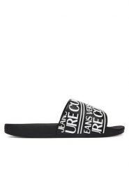 Versace Jeans Couture Klapki 80YA3SQ1 Czarny. Czarne klapki Versace Jeans Couture, z gumy. Za 329.99 zł.