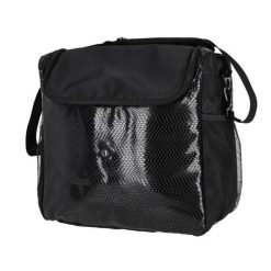 Torba do groomingu QHP Croco. Czarne torby na ramię QHP, bez wzorów, z poliesteru, na ramię, z nadrukiem, bez dodatków. Za 268.00 zł.