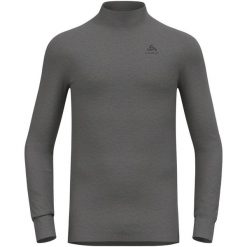 T-shirt Thermique Odlo ACTIVE WARM ECO, Col Roulé. Szare bielizna termoaktywna ODLO, l, bez wzorów, z materiału, bez ramiączek, narciarskie. Za 299.99 zł.