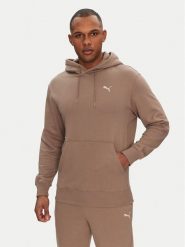 Puma Bluza Ess 629647 Brązowy Regular Fit. Brązowe bluzy Puma, m, bez wzorów, z bawełny, bez kaptura. Za 169.99 zł.