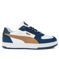 Buty męskie trampki sportowe Puma CAVEN 2.0 LUX SD. Białe trampki Puma, m, bez wzorów, bez zapięcia. W wyprzedaży za 279.00 zł.