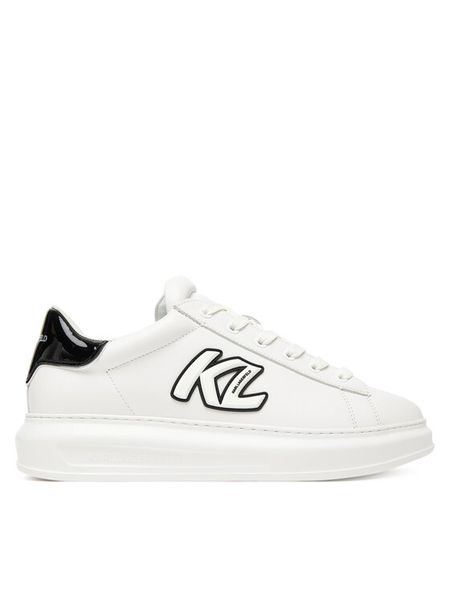 KARL LAGERFELD Sneakersy KL52535A Biały. Białe buty sportowe casual KARL LAGERFELD, bez wzorów, ze skóry, bez zapięcia. Za 589.99 zł.