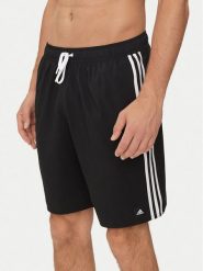 Adidas Szorty kąpielowe 3-Stripes CLX HT4358 Czarny Regular Fit. Czarne kąpielówki Adidas, m, bez wzorów, z syntetyku. Za 179.99 zł.