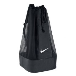 Torba Na Piłki Club Team Swoosh. Czarne torby na ramię Nike, bez wzorów, z materiału, na ramię, bez dodatków. Za 143.99 zł.