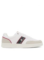 Beverly Hills Polo Club Sneakersy M-VSS24011 Biały. Białe buty sportowe casual Beverly Hills Polo Club, bez wzorów, ze skóry, bez zapięcia. Za 179.99 zł.