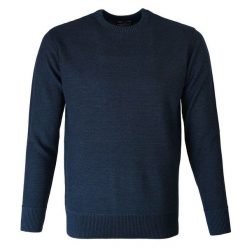 Męski Sweter Pako Jeans - Wełniany - Granatowy Melanż. Niebieskie swetry rozpinane Pako Jeans, l, bez wzorów, z dzianiny, bez kołnierzyka, bez ramiączek. Za 199.00 zł.