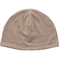 Czapka Endurance Nevier. Brązowe czapki zimowe Endurance, bez wzorów. Za 167.00 zł.