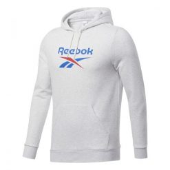 Bluza sportowa męska Reebok Classic Vector Hoodie. Białe bluzy bez kaptura Reebok, m, bez wzorów, z dresówki, bez kaptura. W wyprzedaży za 188.65 zł.
