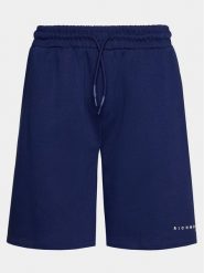 Richmond X Szorty sportowe Ceylan UMP24007BE Granatowy Regular Fit. Niebieskie krótkie spodenki sportowe RICHMOND X, m, bez wzorów, z bawełny. Za 129.99 zł.