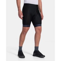 Spodenki rowerowe męskie Kilpi PRESSURE-M. Czarne spodenki rowerowe Kilpi, m, bez wzorów, z materiału, rowerowe. Za 344.59 zł.