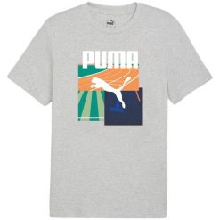 Męska Koszulka Sportowa Summer II. Szare t-shirty sportowe Puma, bez wzorów, bez ramiączek, trekkingowe. Za 138.99 zł.