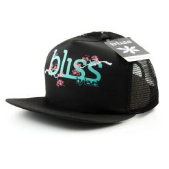 Czapka z daszkiem unisex Level Bliss trucker. Czarne czapki z daszkiem Level, bez wzorów, z bawełny. W wyprzedaży za 68.00 zł.