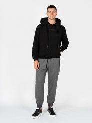 Les Hommes Bluza "Amaretta" | LBH1001700F | Mężczyzna | Czarny. Czarne bluzy Les Hommes, m, bez wzorów, z bawełny, bez kaptura. W wyprzedaży za 799.00 zł.