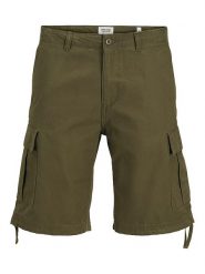 Jack & Jones Bojówki w kolorze khaki rozmiar: S. Brązowe joggery i bojówki Jack & Jones, s, bez wzorów, z bawełny. Za 75.16 zł.
