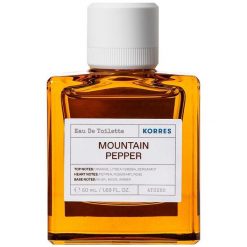 KORRES Mountain Pepper Woda toaletowa 50 ml Męskie. Perfumy męskie KORRES. Za 249.00 zł.