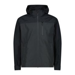 Kurtka przeciwdeszczowa męska CMP Muse Jacket Fix Hood. Szare kurtki CMP, l, bez wzorów, z materiału, bez kaptura. Za 384.99 zł.