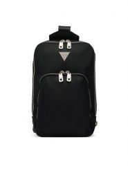 Guess Saszetka HMBEHN P6326 Czarny. Czarne saszetki i nerki Guess, z aplikacjami, z materiału, bez dodatków. Za 364.99 zł.