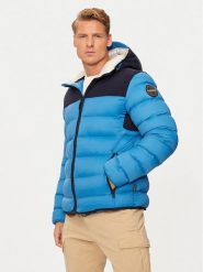 Napapijri Kurtka zimowa A-Arbogne NP0A4IBG Niebieski Regular Fit. Niebieskie kurtki Napapijri, na zimę, l, bez wzorów, z syntetyku, bez kaptura. Za 709.99 zł.