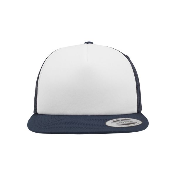 Czapka Flexfit foam with white front. Białe czapki z daszkiem FLEXFIT, bez wzorów. Za 88.00 zł.