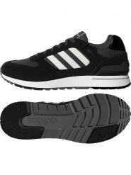 Adidas Buty "Run 80s" w kolorze czarnym do biegania rozmiar: 44 2/3. Czarne buty do biegania Adidas, bez wzorów, z materiału, bez zapięcia, do biegania. Za 217.99 zł.