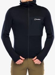 Bluza z kapturem męska Berghaus Ridge-Hiker Hoody. Czarne bluzy z kapturem Berghaus, m, bez wzorów, z materiału, z kapturem. Za 588.49 zł.
