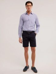 Szorty męskie granatowe Rosson 403. Niebieskie szorty BIG STAR, m, bez wzorów, z bawełny, eleganckie. Za 159.99 zł.