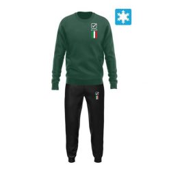 Givova Tuta Italia 100 Uomo Felpa M - dres męski. Zielone bluzy Givova, m, bez wzorów, z dresówki, bez kaptura. Za 229.99 zł.