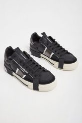 Sneakersy męskie skórzane DOLCE & GABBANA. Buty sportowe casual Dolce & Gabbana, bez wzorów, bez zapięcia. W wyprzedaży za 2,703.35 zł.