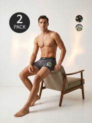 Bawełniane bokserki 2 pack Teenage Mutant Ninja Turtles - wielobarwny. Bokserki Sinsay, l, bez wzorów, z bawełny. Za 29.99 zł.