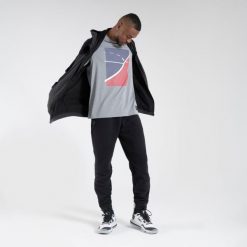 Bluza z kapturem do koszykówki męska Tarmak J500. Szare bluzy TARMAK, m, bez wzorów, z bawełny, z kapturem. Za 119.90 zł.