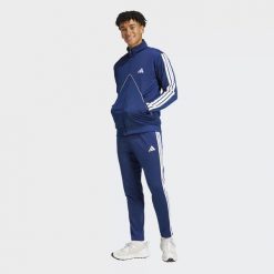 Dres adidas Tiro Insppired. Niebieskie komplety dresowe Adidas, s, bez wzorów, z dresówki, bez ramiączek. Za 324.80 zł.
